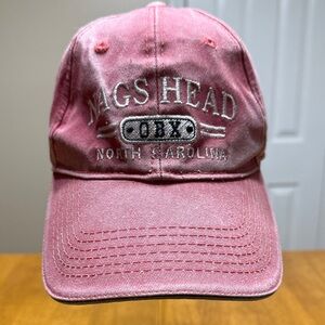 Men’s Faded Red Nags Head OBX Cap